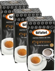 Bristot Espresso ESE pody 2 + 1 ZDARMA